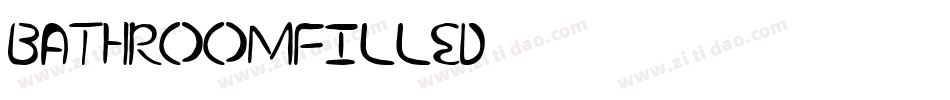 BathroomFilled字体转换 BathroomFilled字体转换