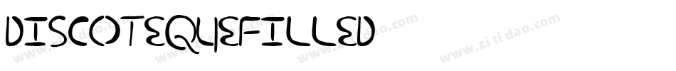 DiscotequeFilled字体转换
