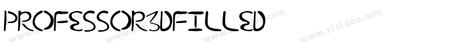 Professor3DFilled字体转换