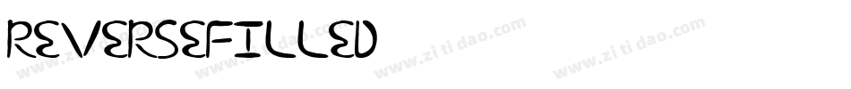 ReverseFilled字体转换