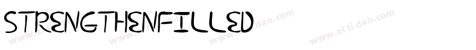 StrengthenFilled字体转换
