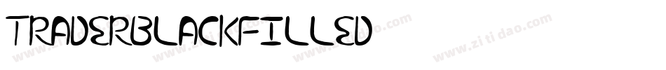 TraderBlackFilled字体转换
