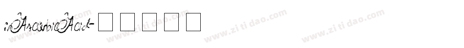 InAscorbicAcid字体转换