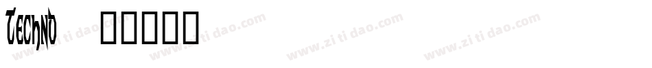 Techno字体转换