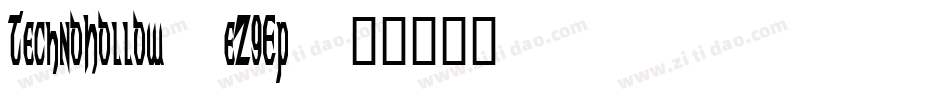 TechnoHollow-eZ9Ep字体转换