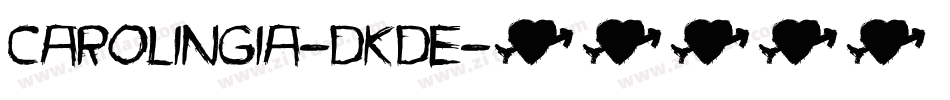 Carolingia-dKdE字体转换