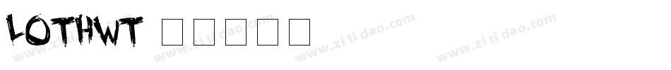 LOTHWT字体转换