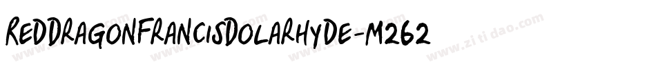 RedDragonFrancisDolarhyde-m262字体转换