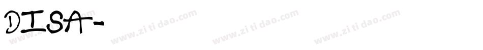 DISA字体转换