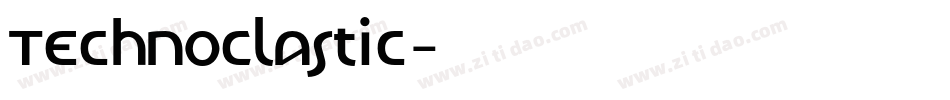 TechnoClastic字体转换