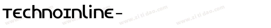 TechnoInline字体转换