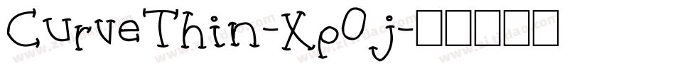 CurveThin-Xp0j字体转换