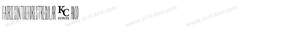 FairiesInTheForestRegular-AB0D字体转换