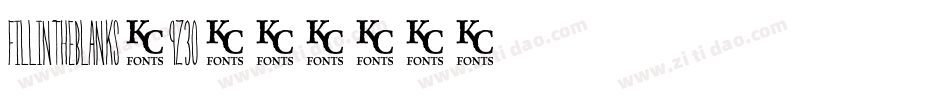 FillInTheBlanks-9z30字体转换