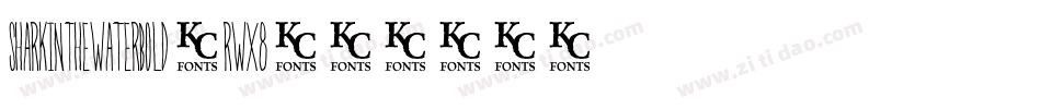 SharkInTheWaterBold-rWX8字体转换