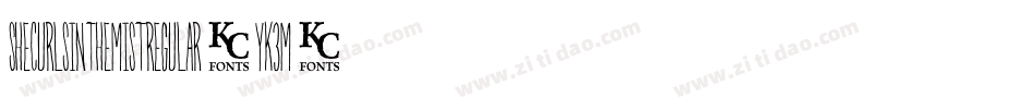 SheCurlsInTheMistRegular-yK3M字体转换 SheCurlsInTheMistRegular-yK3M字体转换