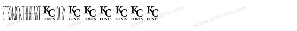StrongInTheHeart-0Lr4字体转换