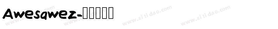 Awesawez字体转换