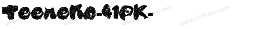 Teereks-41PK字体转换