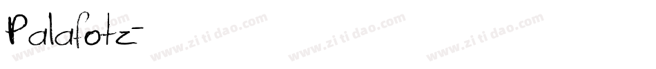 Palafotz字体转换