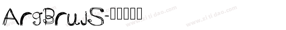 ArgBrujS字体转换