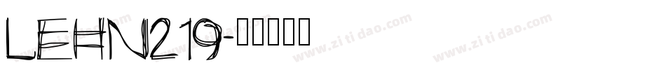 LEHN219字体转换