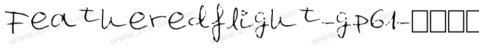 Featheredflight-gp61字体转换