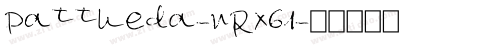 Pattheda-nRx61字体转换