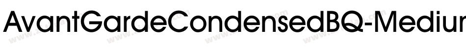 AvantGardeCondensedBQ-Medium字体转换