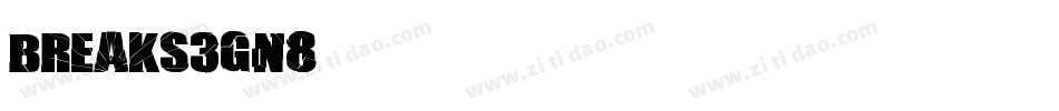 Breaks-3Gn8字体转换