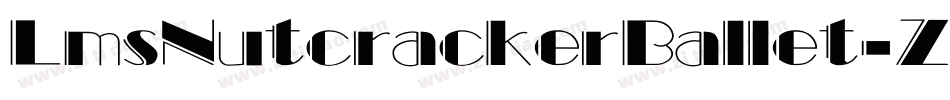 LmsNutcrackerBallet-Zyjx字体转换