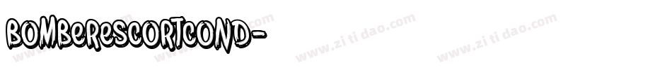 bomberescortcond字体转换