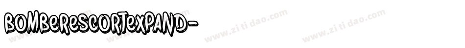 bomberescortexpand字体转换