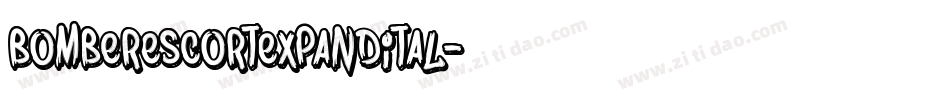 bomberescortexpandital字体转换
