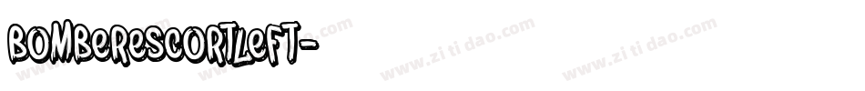 bomberescortleft字体转换