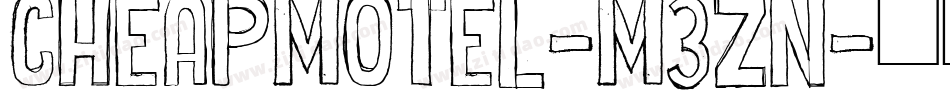 CheapMotel-M3zn字体转换