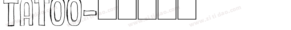 Tatoo字体转换