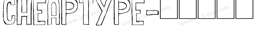 cheaptype字体转换