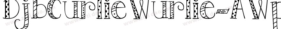 DjbCurlieWurlie-AWp7字体转换