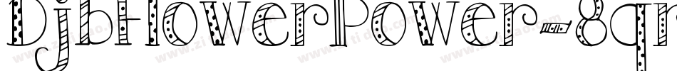 DjbFlowerPower-8qrn字体转换