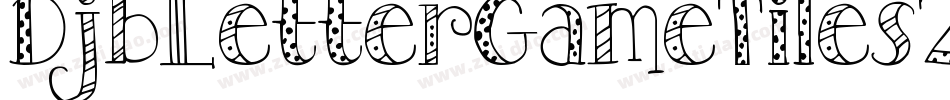 DjbLetterGameTiles2-YWl8字体转换