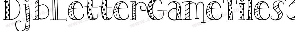 DjbLetterGameTiles3-rpy9字体转换