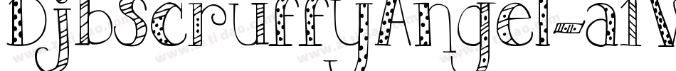 DjbScruffyAngel-a1WR字体转换