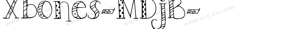 Xbones-MDjB字体转换
