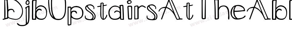 DjbUpstairsAtTheAbbey-1RW2字体转换
