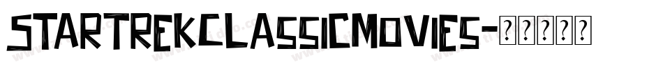 StarTrekClassicMovies字体转换