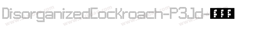 DisorganizedCockroach-P3Jd字体转换