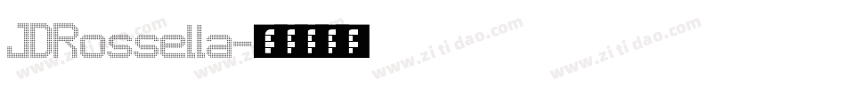 JDRossella字体转换