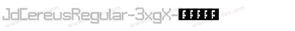 JdCereusRegular-3xgX字体转换