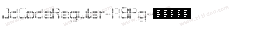 JdCodeRegular-A8Pg字体转换